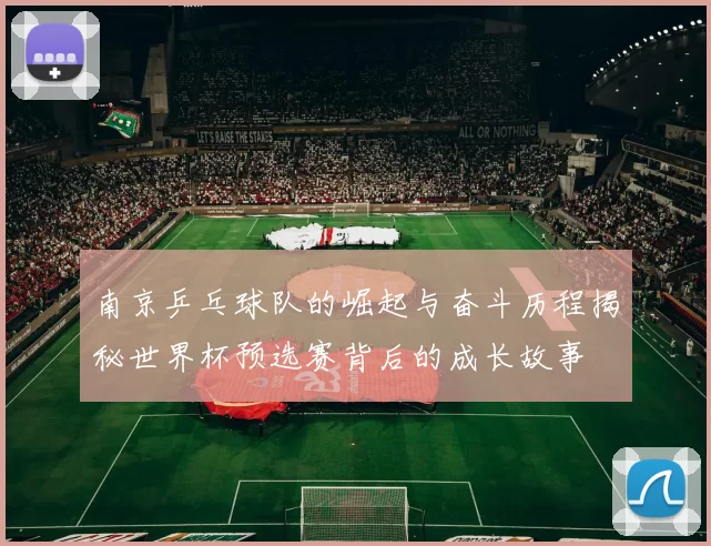 南京乒乓球队的崛起与奋斗历程揭秘世界杯预选赛背后的成长故事