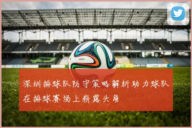 深圳排球队防守策略解析助力球队在排球赛场上崭露头角