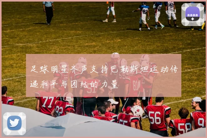 足球明星齐声支持巴勒斯坦运动传递和平与团结的力量